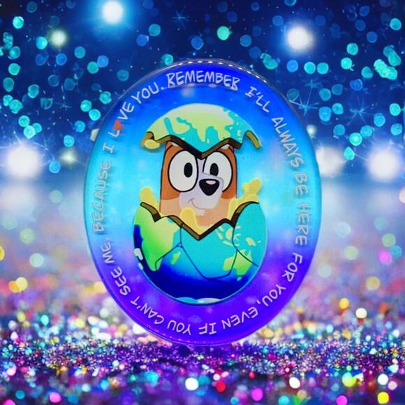 Bluey Jelly Ombre Magnet SET OF 3, Bingo Bandit, Magic Claw Sleepytime, Cute - Picture 4 of 7